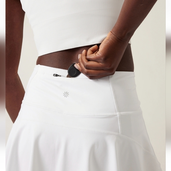 Athleta Ace 13.5" Tennis Skort Skirt in White 1X FP1067 - Picture 6 of 11